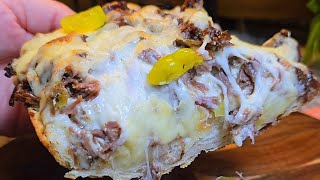 Mississippi Pot Roast Bread  5ingredient Pot Roast Recipe EASY [upl. by Ynnavoig]