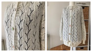 Rankenjacke stricken  Teil 1 rankenjacke [upl. by Cedar]