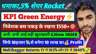 Kpi green share latest news  kpi green share analysis kpi green energy share latest news [upl. by Pearson547]