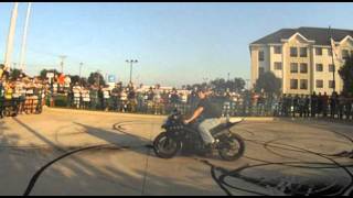 Motorcycle Burnout Contest [upl. by Lantha654]