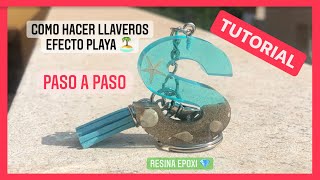 LLAVEROS de RESINA EPOXI 💎 Tutorial para hacer llaveros de RESINA EPOXI MANUALIDADES resinaepoxi [upl. by Gide]