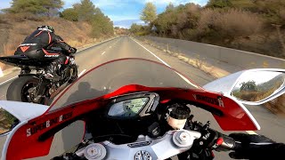 Mv Agusta F3 Vs Yamaha R6 Vs S1000rr [upl. by Maximilian]