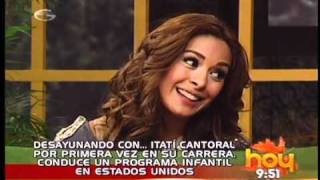 Itati Cantoral en HOY [upl. by Athey]