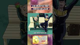 LAS MUERTES MÁS TRISTES EN JOJOS Parte 1  Jojos Bizarre Adventure jojo anime shorts [upl. by Yardna261]