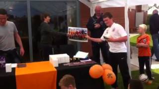 Poppleton JFC U11 boys presented with end of season medals [upl. by Airdnua]