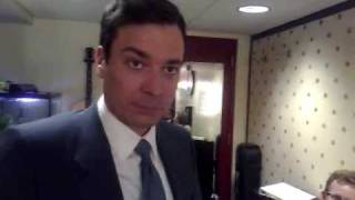 Interview Late Night with Jimmy Fallon Dressing Room [upl. by Balliett]