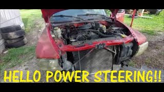 Abandoned Dodge Dakota 59 RT Gets A New Power Steering System [upl. by Illib441]