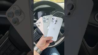 iPhone 16 Pro Unboxing White VS Natural VS Desert Titanium [upl. by Haram712]