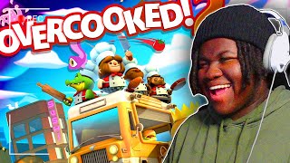 THIS IS WHY WE NEVER IN THE KITCHEN Overcooked 2 Funny Moments [upl. by Aivart]