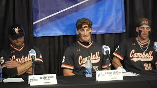 Campbell Baseball  Columbia Regional Game 4 Press Conference [upl. by Curt]