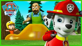 ¡Marshall salva a los campistas cubiertos de jarabe pegajoso y más  PAW Patrol Episodio Español [upl. by Catrina]