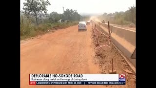 Deplorabale HoSokode Road  News Desk on JoyNews 231219 [upl. by Ynned]