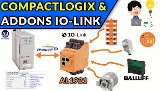 🔵✅IOLINK DEVICES ADDON CON PLC COMPACTLOGIX [upl. by Lorrad]