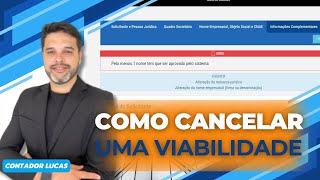 Como cancelar uma viabilidade na jucerja [upl. by Siuqcram]