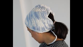 Round bandana crochet pattern [upl. by Allicsirp]