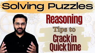 Reasoning How to solve puzzles  SBI PO 2017 Online Classes DAY 4 [upl. by Hsac370]