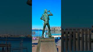 Bon Scott statue in Australia acdc rockstar legend classicrock [upl. by Piggy]