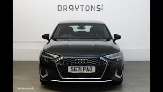 Audi A3 15 TFSI 35 Sport Sportback S Tronic Euro 6 ss 5dr [upl. by Ileyan]