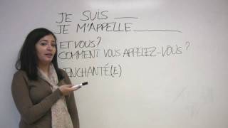 French for Beginners  Introducing Yourself in French [upl. by Ahsema457]