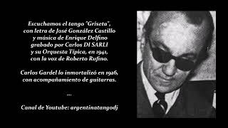 CARLOS DI SARLI amp ROBERTO RUFINO GRISETA TANGO [upl. by Anwahsal497]