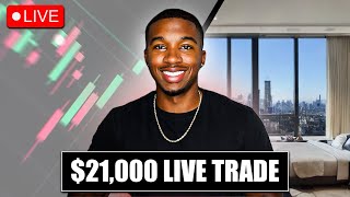 Watch Me Make 21000 LIVE Day Trading [upl. by Bourn]