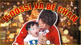 Woossi nấu ăn cùng bé Chan siêu cute  Làm Nui sốt sữa tươi nghêu  Cutest Korean baby eating food [upl. by Guise]