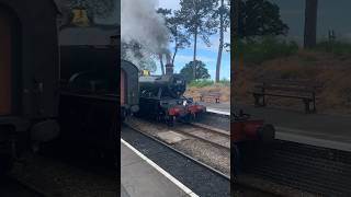 GWR quot9351quot run round at Cheltenham 📹🚂 trains steamgala cotswold cheltenhamfestival gwr [upl. by Johnath]