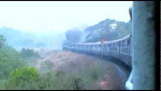 Yesvantpur Kannur Cannanore Express 16517 curving outside Bantawala [upl. by Dorion574]