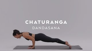 How to do Chaturanga Dandasana  Tutorial with Briohny Smyth [upl. by Kolodgie]