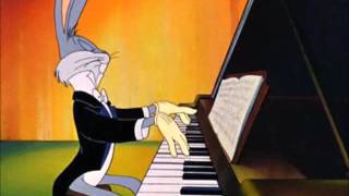 Sir Pernalonga concert Mozart sonata  k 488  Bugs Bunny play Mozart [upl. by Yesnnyl]