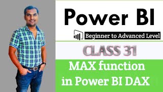 MAX function in Power BI DAX with Examples  Power BI Realtime [upl. by Ecinuahs]