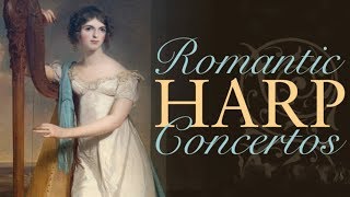 Romantic Harp Concertos  Handel MozartClassical Playlist [upl. by Kieger]