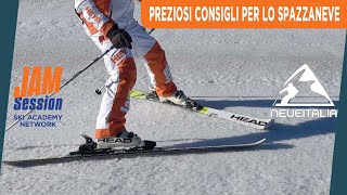 Preziosi consigli per lo spazzaneve  P13  Corso di sci principianti [upl. by Reprah]