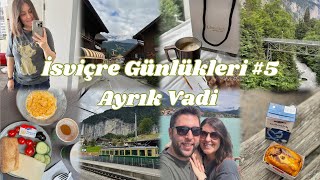 VLOG  İsviçre Günlükleri 5  BB kahvaltı Brienz Lauterbrunnen Wengen Yüzüklerin Efendisi İlhamı [upl. by Kirven]