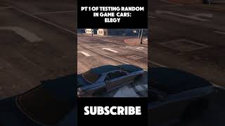 pt1 of testing random cars [upl. by Yedorb]