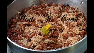 food How to cook the best authentic Jamaican Rice and Peas recipe Fast Easy amp Simple [upl. by Euqininod]