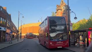 Bus 486 from Bexleyheath Town centre to North Greenwich Station [upl. by Eul522]