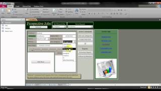Track Your Job Applications  Access Database [upl. by Yedorb621]