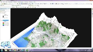 how to creat 3d map with Arcgis and Arcscene [upl. by Mccallum]