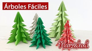 🎄 Árbol de Navidad de papel manualidades fáciles para Navidad [upl. by Helbona]