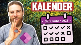 Kalender mit SharePoint Daten erstellen  Power Apps [upl. by Troth638]