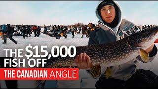 Falcon Lake Ice Fishing Derby  The Canadian Angle [upl. by Sarge948]