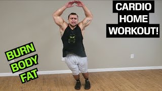 Intense 8 Minute At Home Fat Burning Cardio Workout [upl. by Leiand]