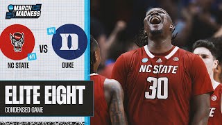 NC State vs Duke  Elite Eight NCAA tournament extended highlights [upl. by Anayaran31]