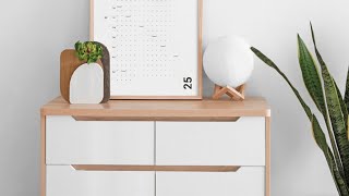 A Kickstarter Project We Love The Minimalists Wall Calendar Visualize Your 2025 [upl. by Tarsus123]