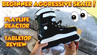 Playlife Reactor Aggressive Inline Skate Review  Best Beginner Aggressive Inline Skate [upl. by Bryana132]