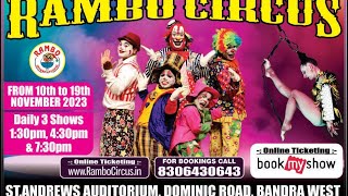 Rambo Circus Bandra West Mumbai [upl. by Rayner]