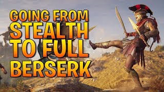 Clearing a Fortress EPIC STYLE  Assassins Creed Odyssey [upl. by Muhcon]