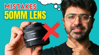 Dont Make These MISTAKES with 50mm f18 Lens in Hindi [upl. by Encrata]