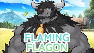 【Flaming Flagon】新キャラの雄牛（マッチョのハグ魔）登場【海外ケモノNSFW】パート１１ [upl. by Aiyram829]